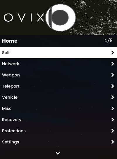 OVIX GTA V Menu Interface